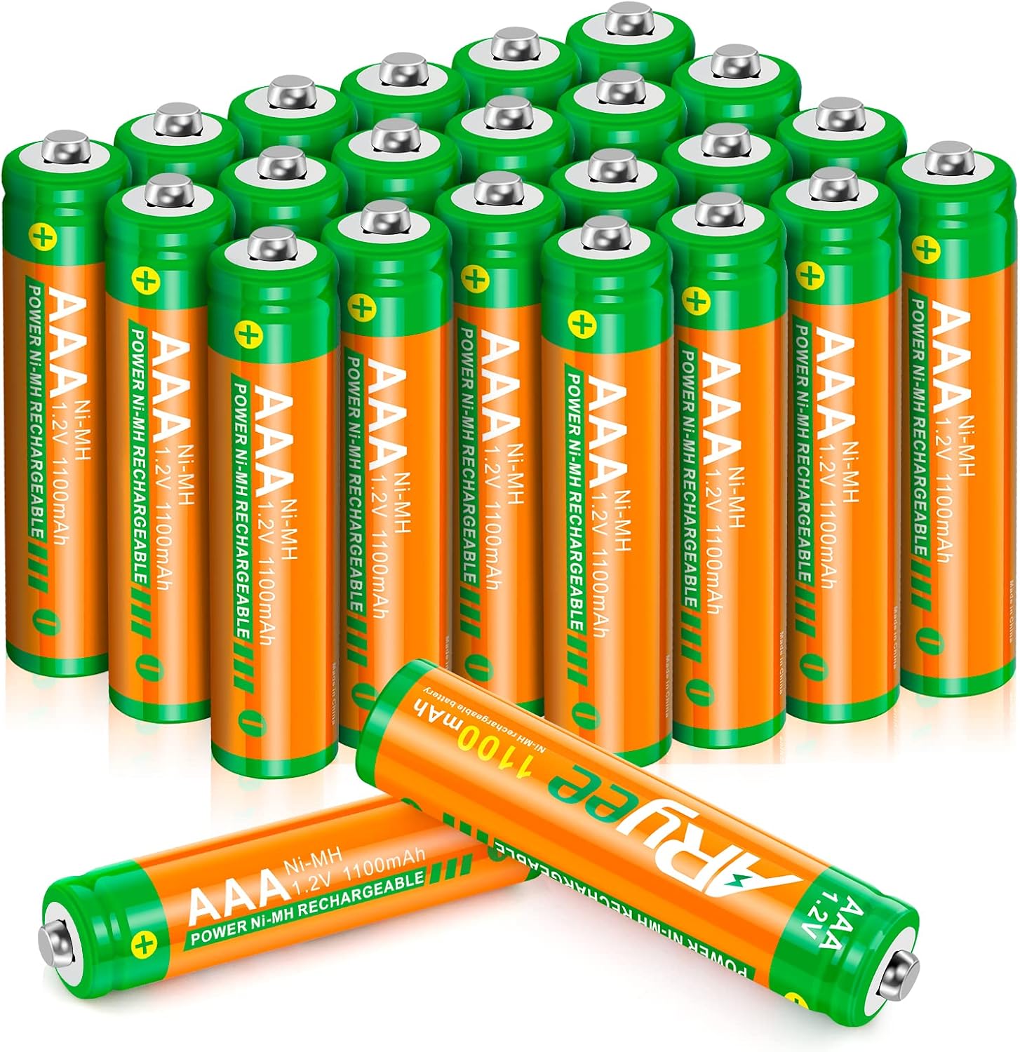 ARyee AAA Rechargeable Batteries 24 Pack 1.2V 1100mAh High Capacity Ni