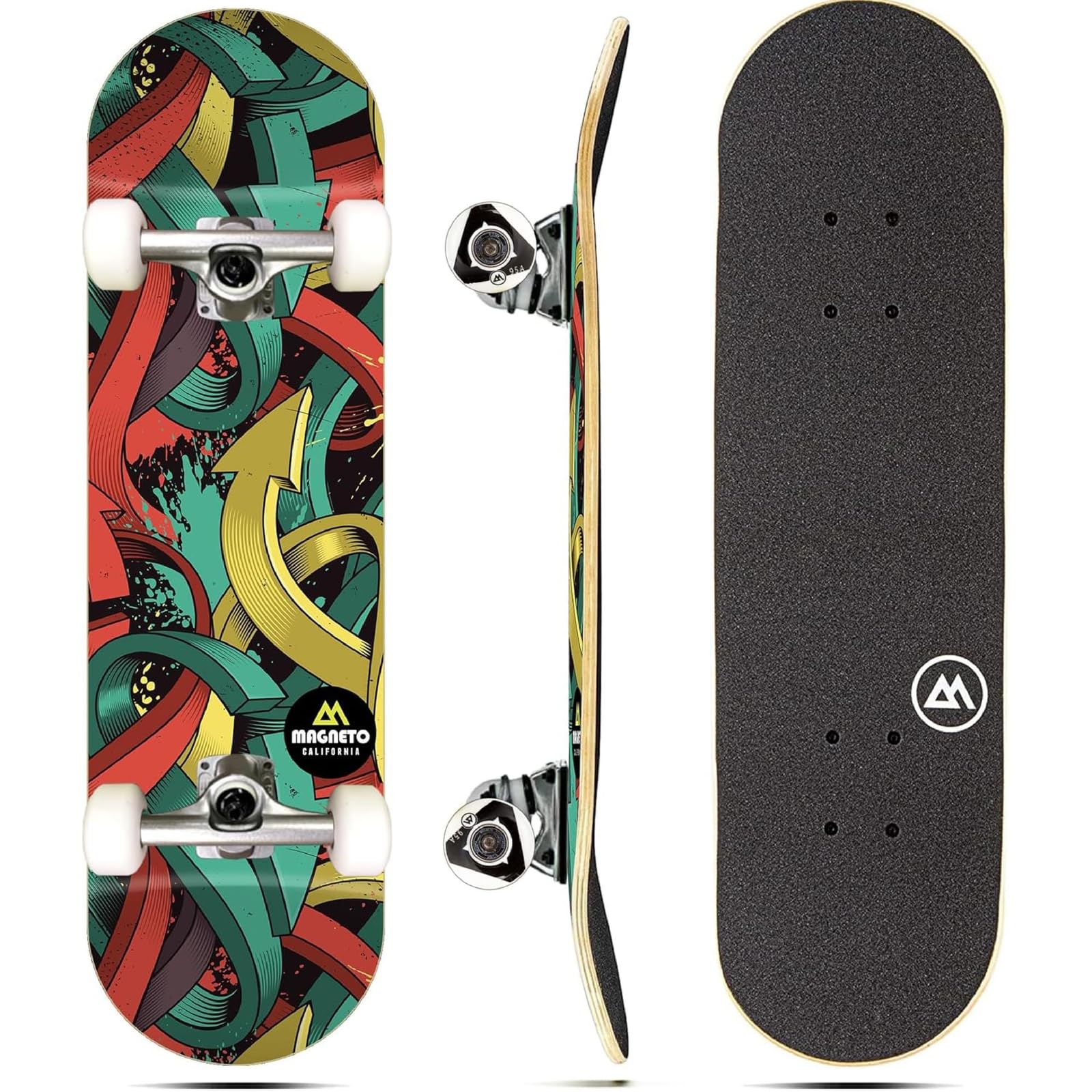 Magneto Complete Cruiser Starter Skateboard