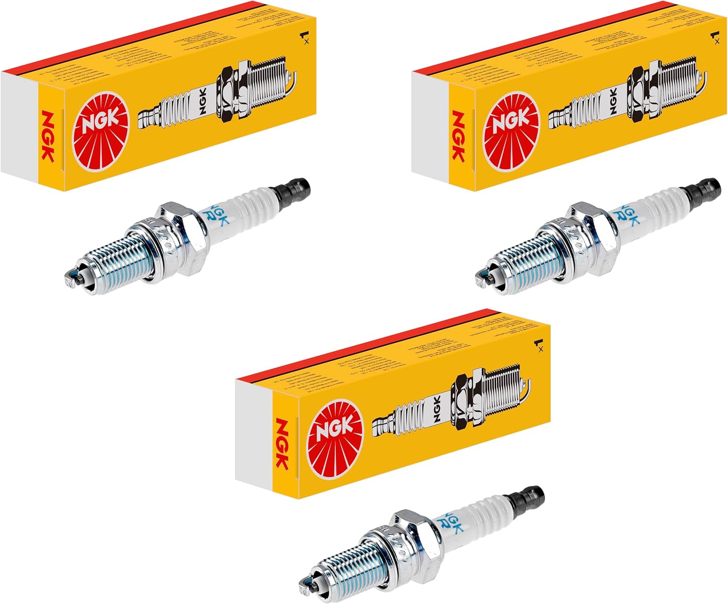 NGK Spark Plug Stock # 3108 (Pack of 3)