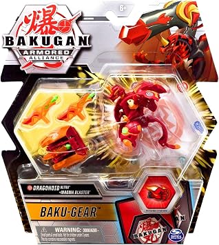 Bakugan Ultra, Dragonoid with Transforming Baku-Gear, Armored Alliance 3-inch Tall Collectible Action Figure