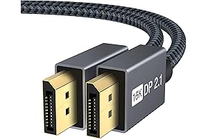 Ultra-Crisp Clarity Unleashed: IVANKY 16K DisplayPort 2.1 Cable