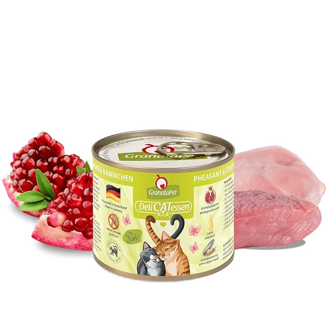 Foto 2 de 6 de GranataPet Delicatessen Faisán y Conejo Comida Húmeda para Gatos, Comida para Gatos para Gourmets
