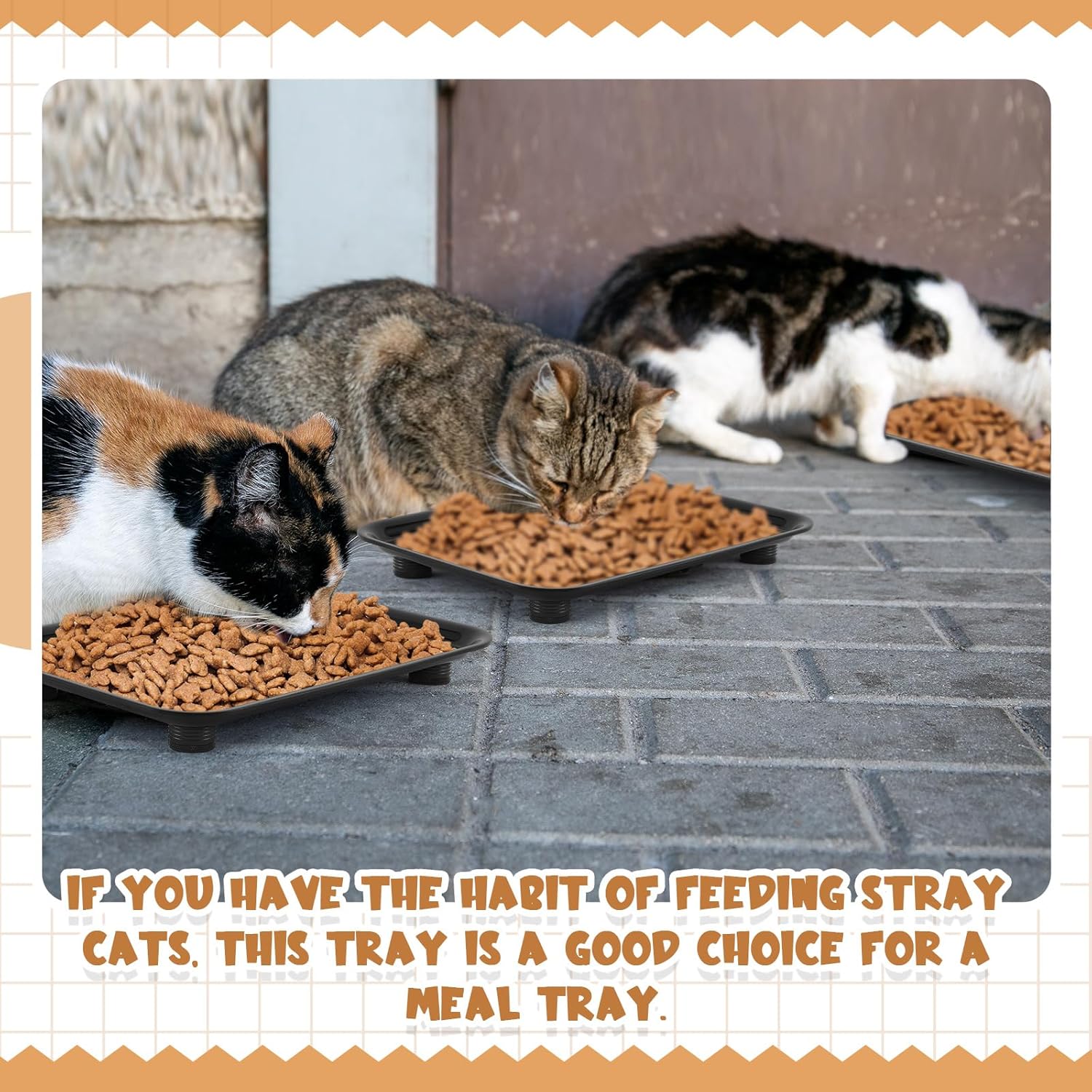 Marsui Ant Proof Cat Dog Bowl Tray - Waterless, Height Adjustable Legs for Pet Neck Comfort No Pest Pet Food Feeding Station, Kitchen Sweets & Trash Ant Barrier(23mm-37mm) - Image 5