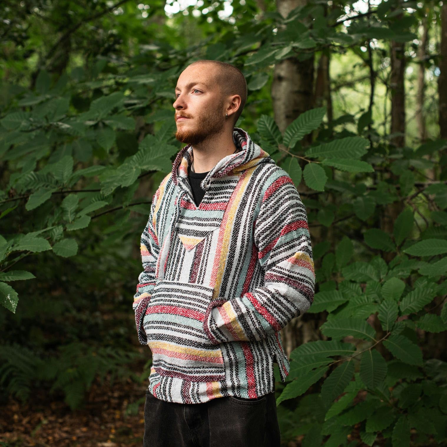 Siesta Baja Sudadera con Capucha - Sudadera con Capucha Mexicana Hippie Festival Jumper para Hombre y Mujer