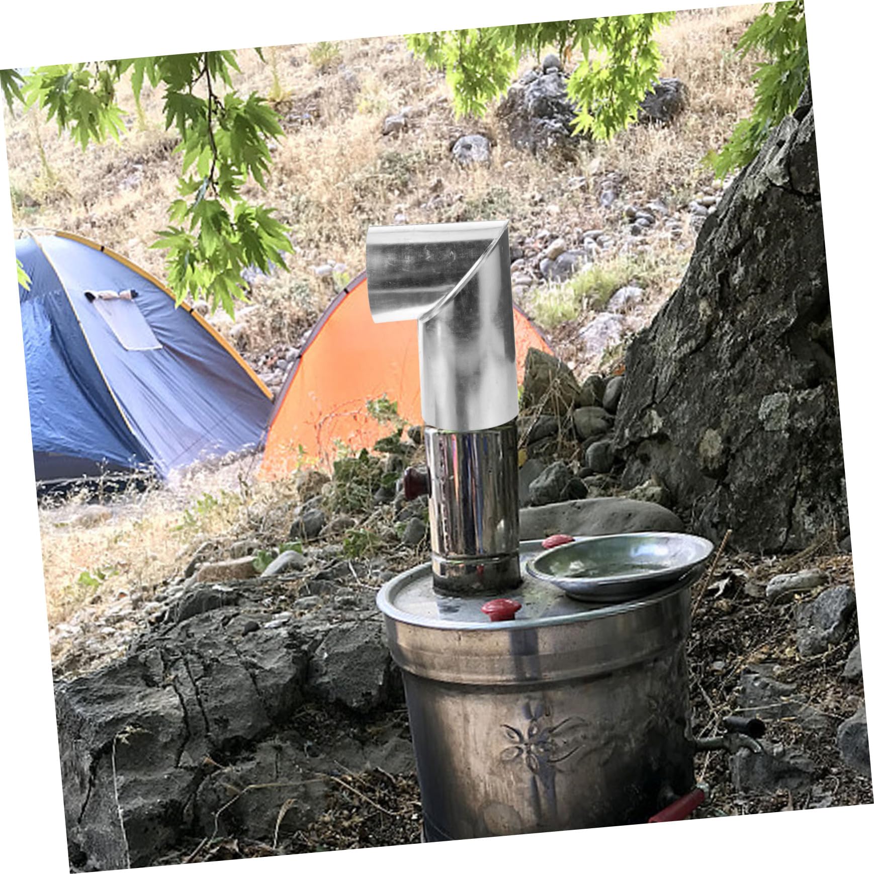 Zerodeko 3 Pezzi Accessori Per Tubi Del Tubo Di Scarico A 90 Gradi Blocco Canna Fumaria Estensione Canna Fumaria Connettore Di Sfiato Dell'Asciugatrice Tubo Per Fumatori Tubo