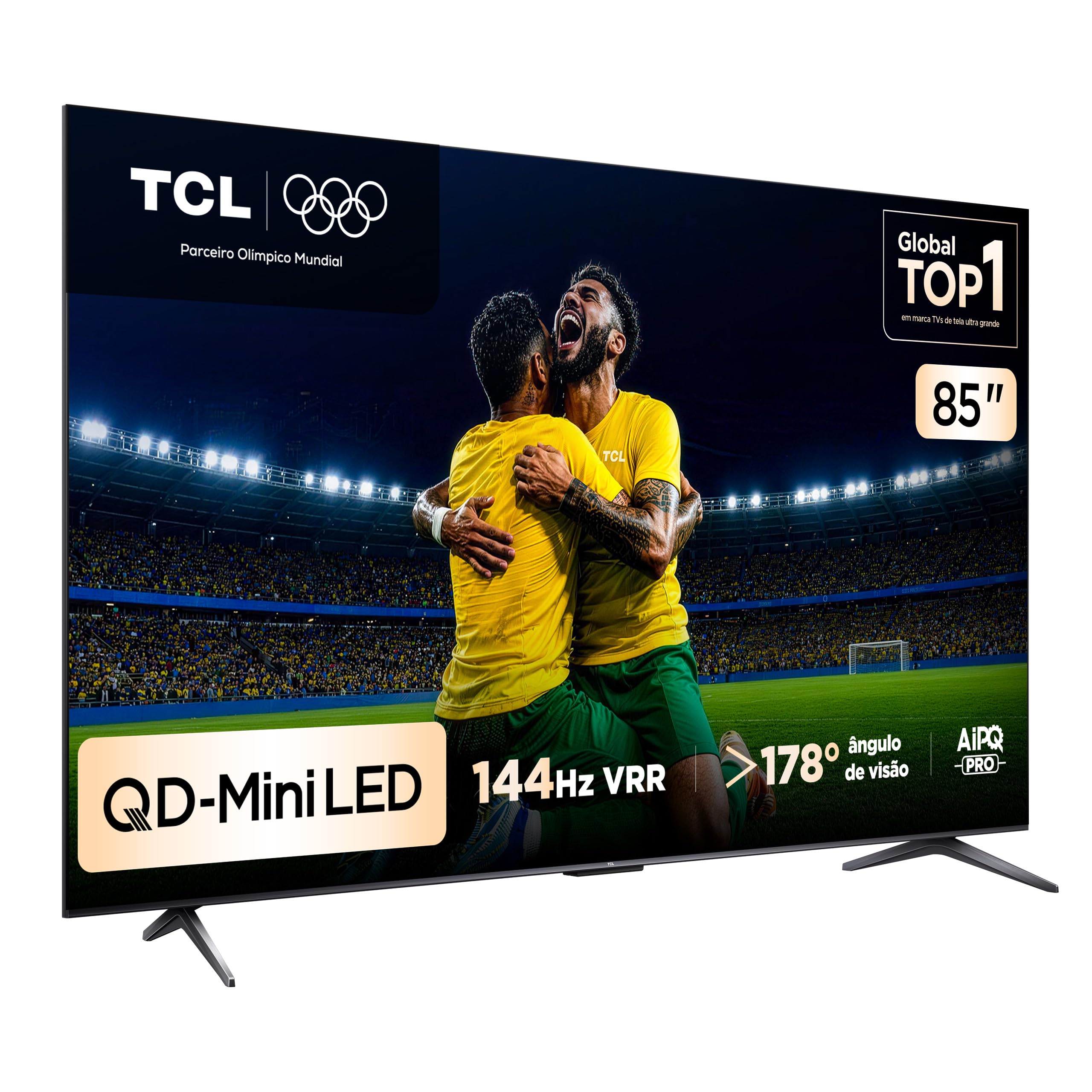 Smart TV TCL 85 Polegadas QLED Mini LED Matte 4K C6K WiFi