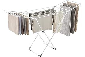 SONGMICS Clothes Drying Rack: Space-Saving Laundry Solution for Indoor and Outdoor Use