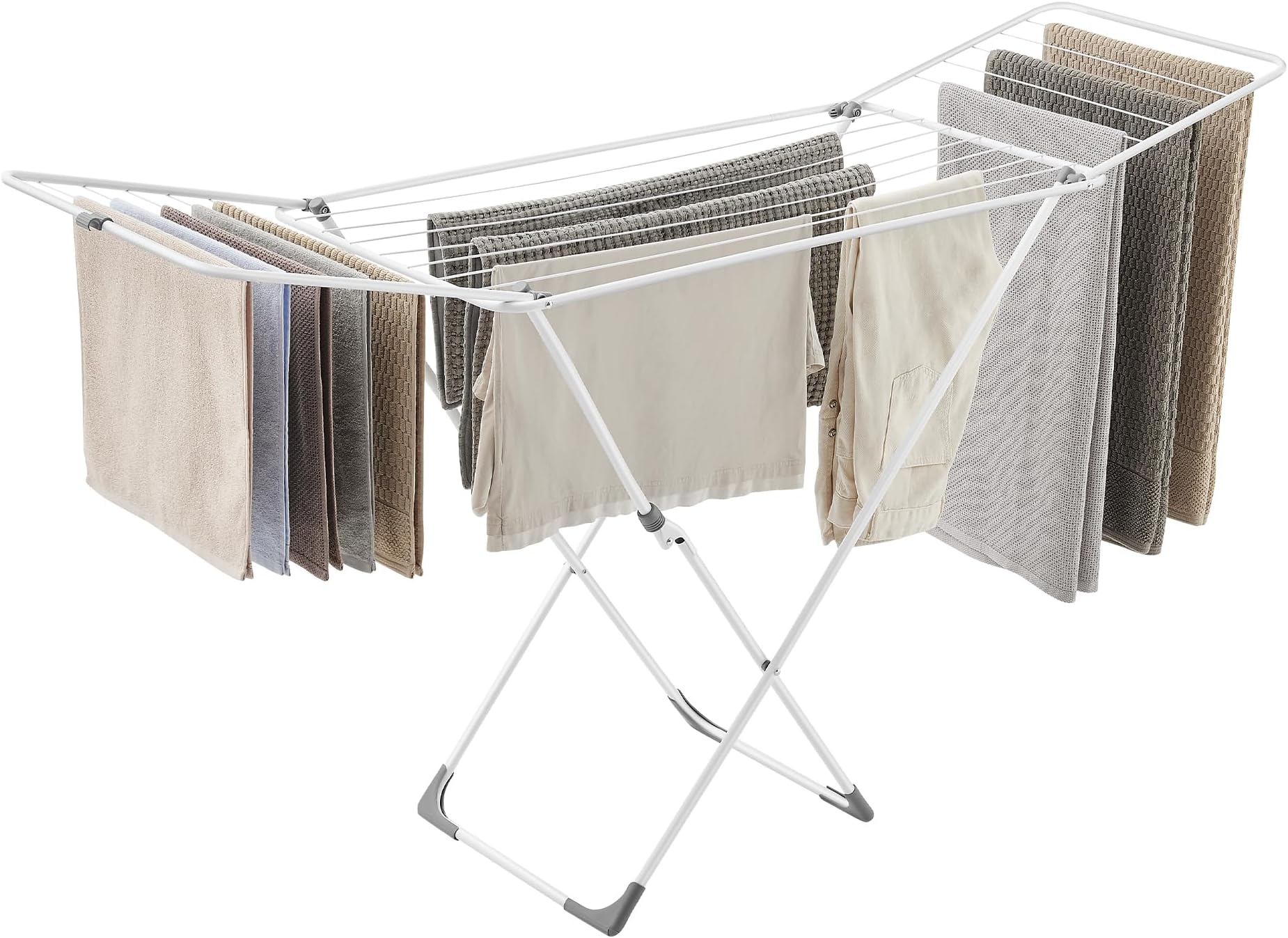 HoneyCanDo Metal Folding Drying Rack, XFrame Design