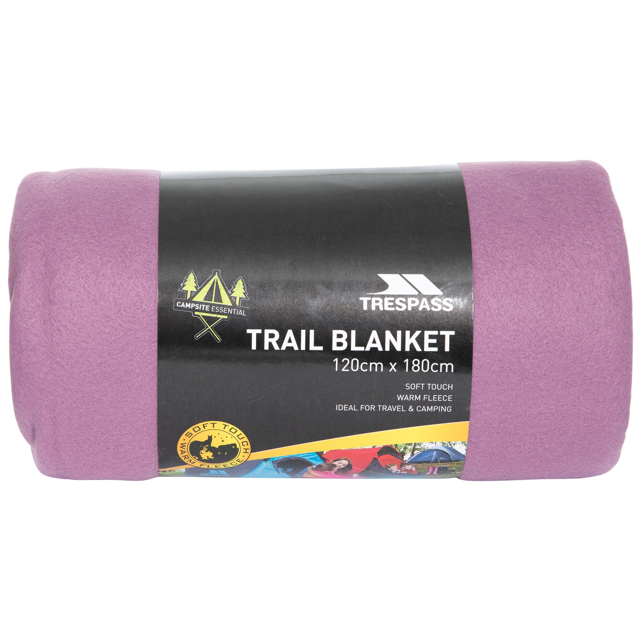 Trespass Snuggles Manta de Viaje, 120 cm, Morado (Heather)
