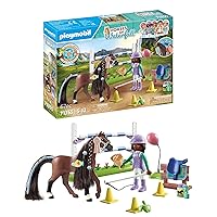 PLAYMOBIL Horses of Waterfall 71355 Percorso a Ostacoli per torneo