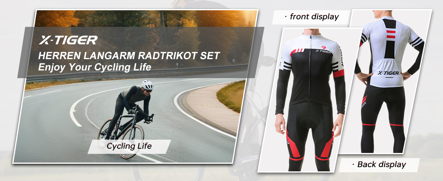 Set Ciclismo Termico Spazzolato Completo Ciclismo Invernale X