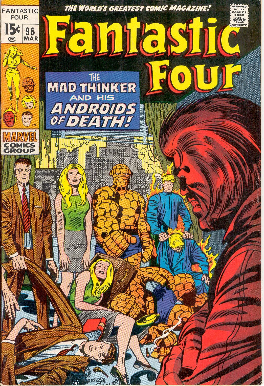Amazon.com: Fantastic Four (Vol. 1) #96 Marvel | Comic Book Mad