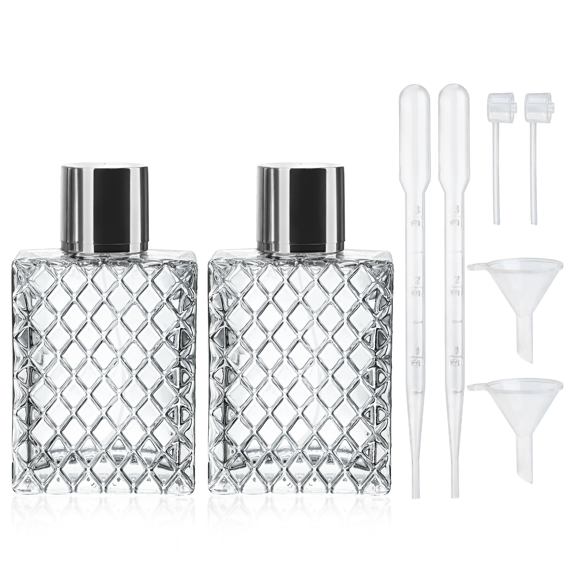 Amazon.com: YU FENG 2 Pack Refillable Glass Spray Perfume