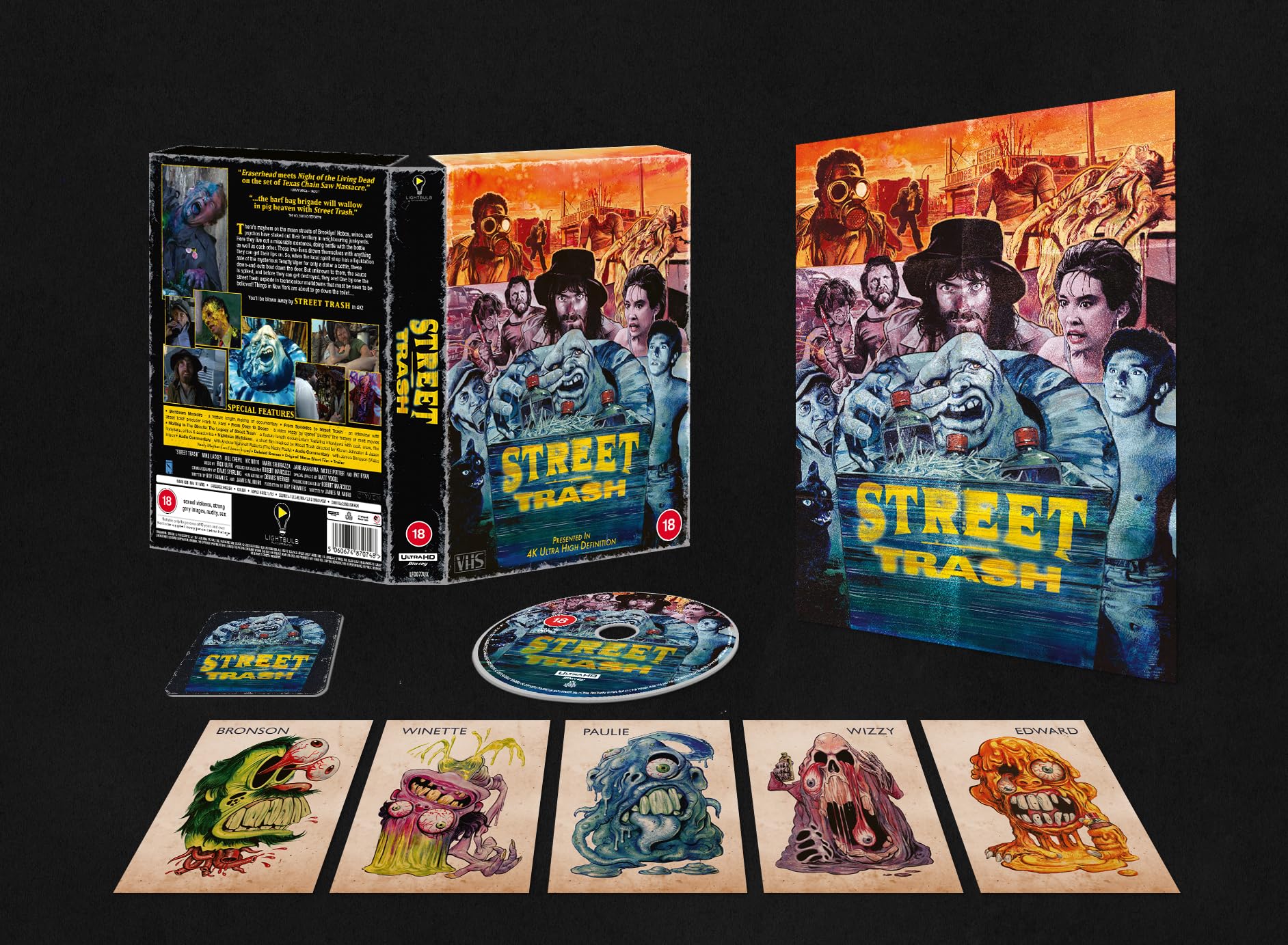 Street Trash Limited Collector VHS Box [18] 4K UHD - VERY BEST PRICE Collectable