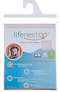 Ubimed Breathable Fitted Sheet for Lifenest, Pink