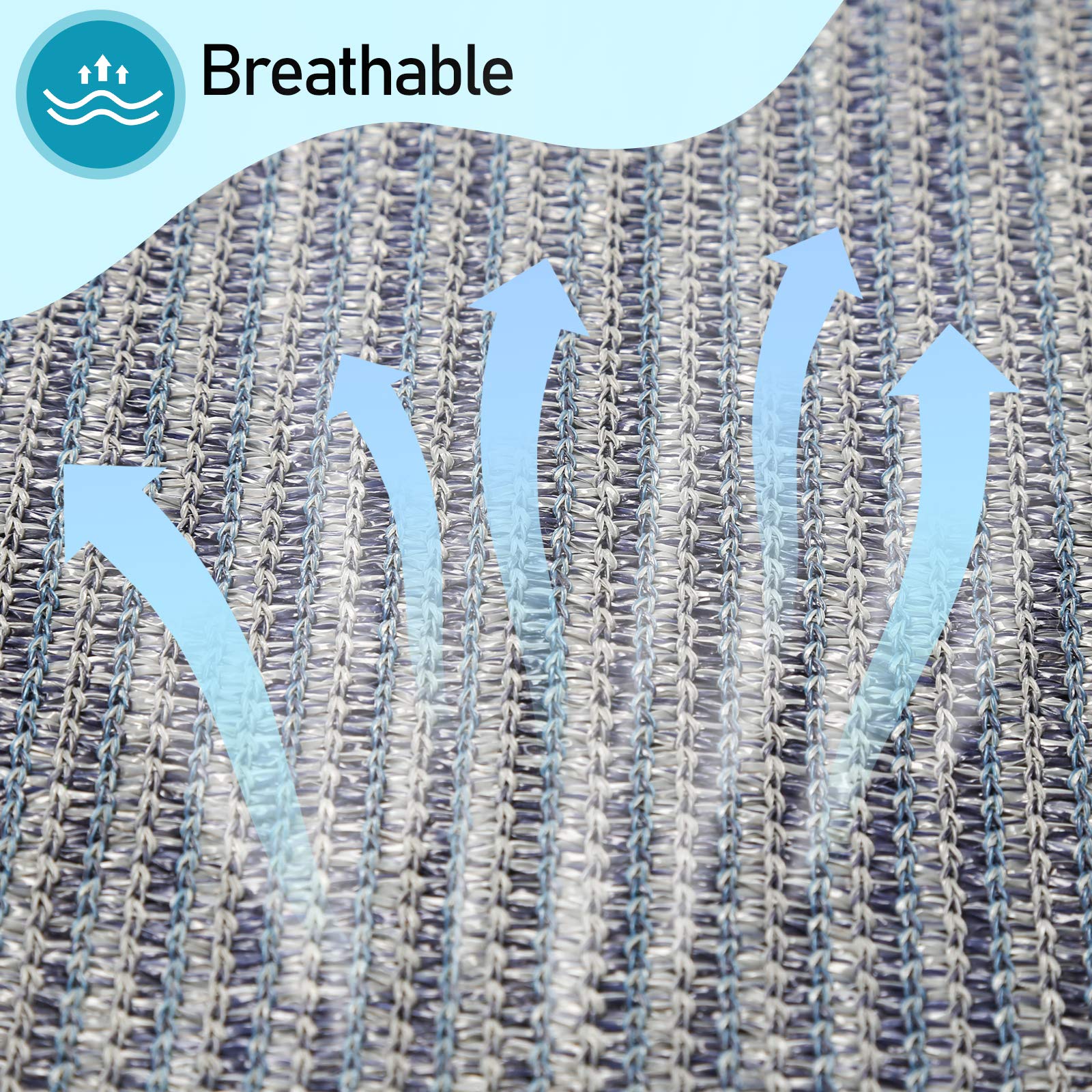 VINGO Tapis d'auvent - Tapis de camping - Imperméable et respirant - Différentes tailles : 250 x 300-400 - 300 x 300-600 - 400 x 400-600 (250 x 250)
