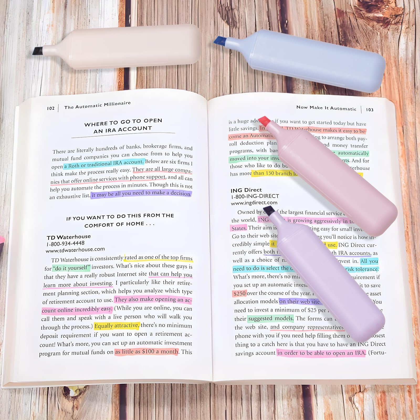 Zestaw pastelowych zakreślaczy, końcówka dłuta, styl tanku, 6 sztuk kolorów morandi, uroczy zakreślacz biblijny bez przebarwień, z dużym zbiornikiem atramentu dla bardzo długiego oznaczania