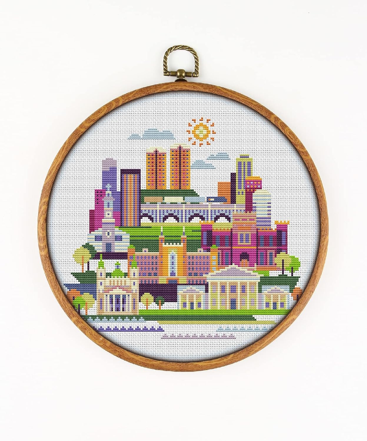 Richmond Virginia USA CS666 - Counted Cross Stitch Pattern. Only Printed Pattern Inside. No Fabric, Threads, Needles, Hoops.