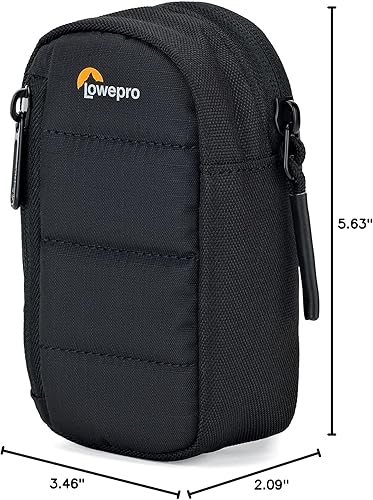 Miniatura 7 de Lowepro Tahoe CS 20 - Funda protectora ligera para cámaras ultracompactas, para tarjetas de memoria y accesorios, 3.5 x 2.1 x 5.6 in, color negro