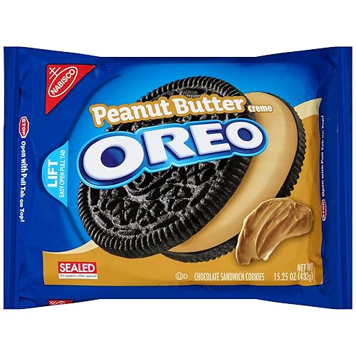 Vista 164 de OREO Galletas de sándwich dorado Double Stuf, 20 paquetes de aperitivos de tamaño King