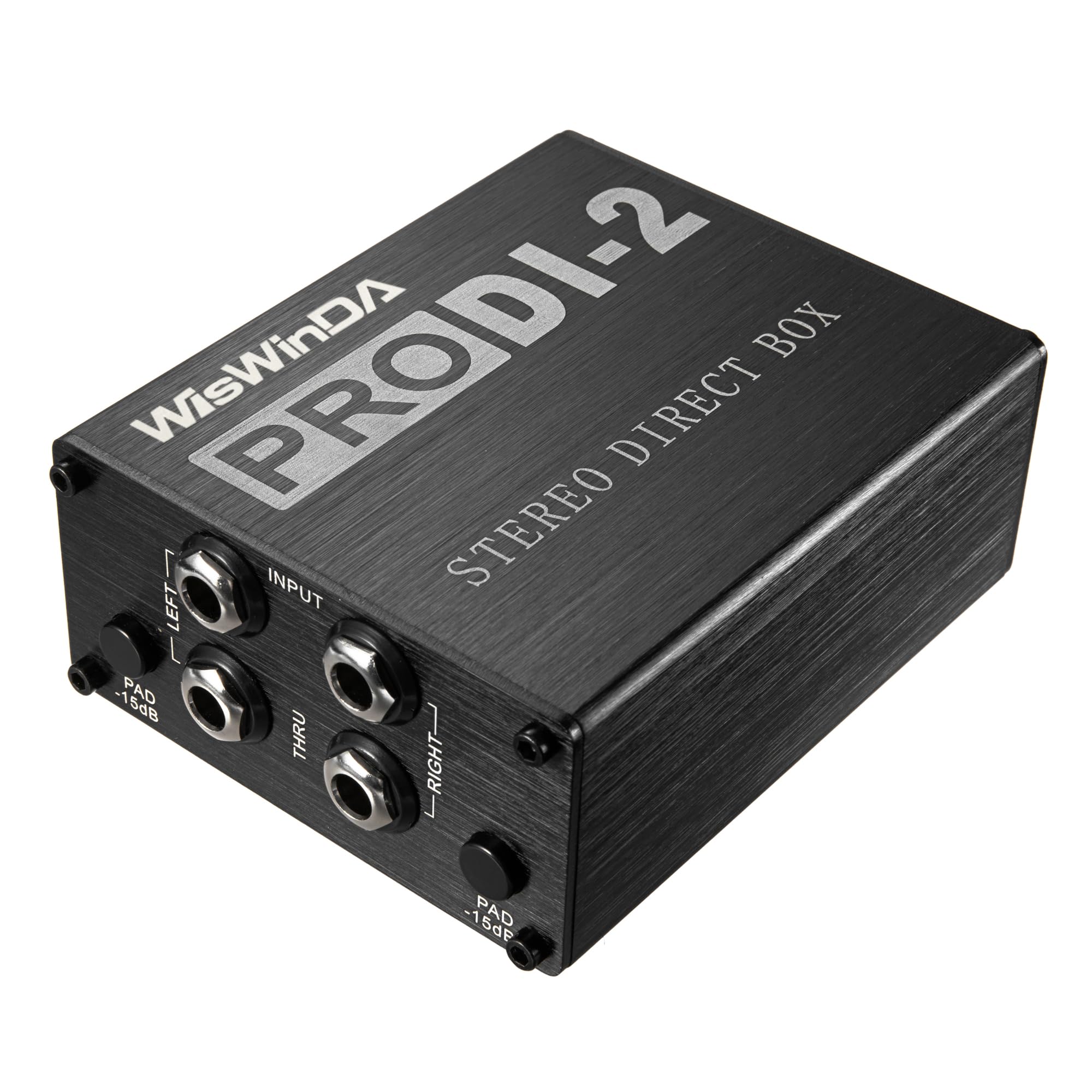 Passive Stereo Direct Box Dual Channel XLR Input 1/4” Output Low