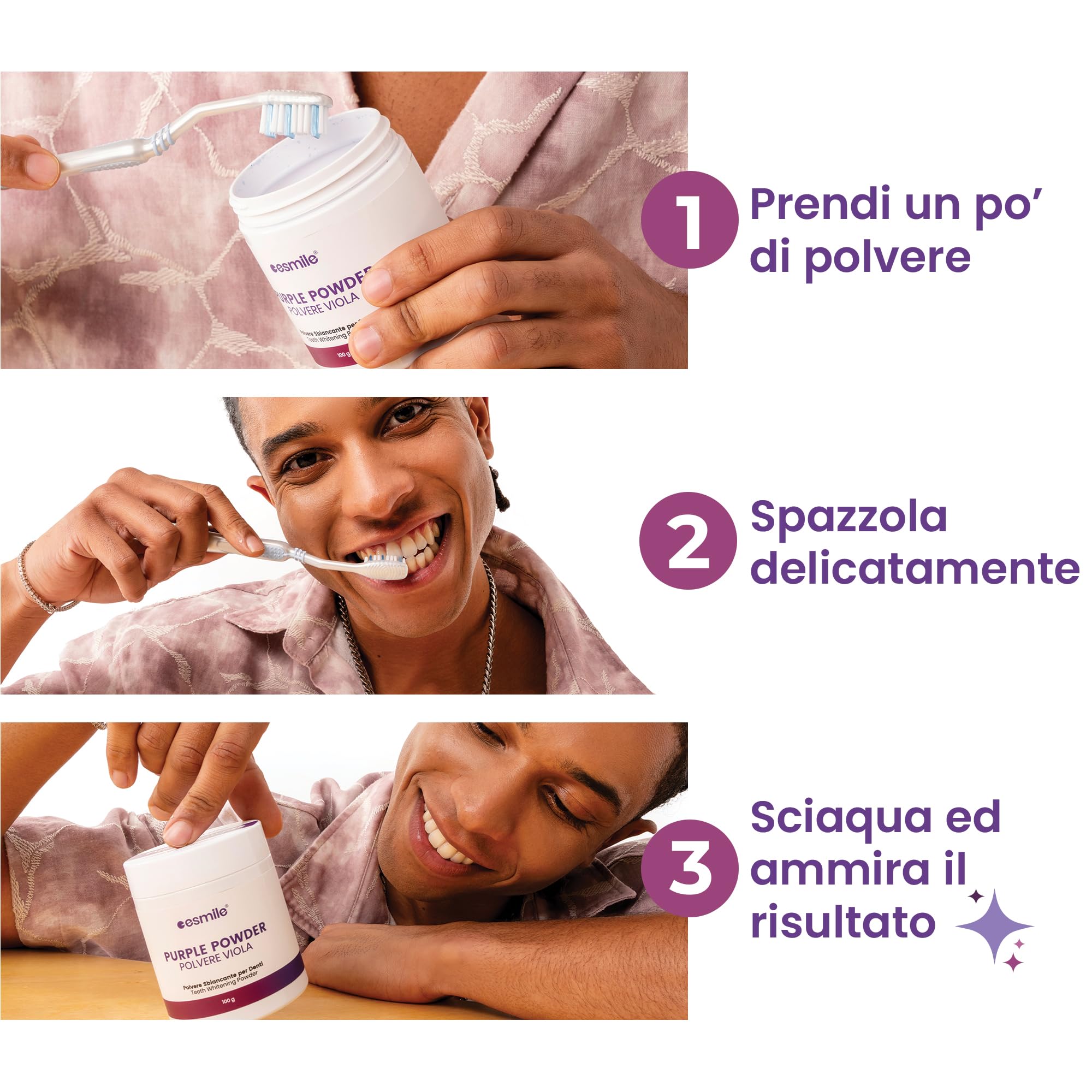 ESMILE: Kit EASYSMILE + Carbine Viola 100g