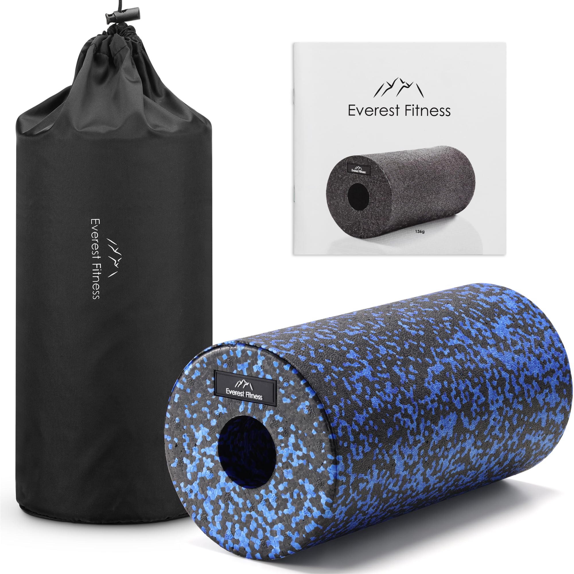 EVEREST FITNESS Faszienrolle Wirbelsäule 30 cm mittel-hart