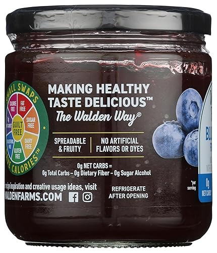 Miniatura 4 de Mermeladas frutales Walden Farms sin calorías, sin azúcar, sin grasas, sin gluten