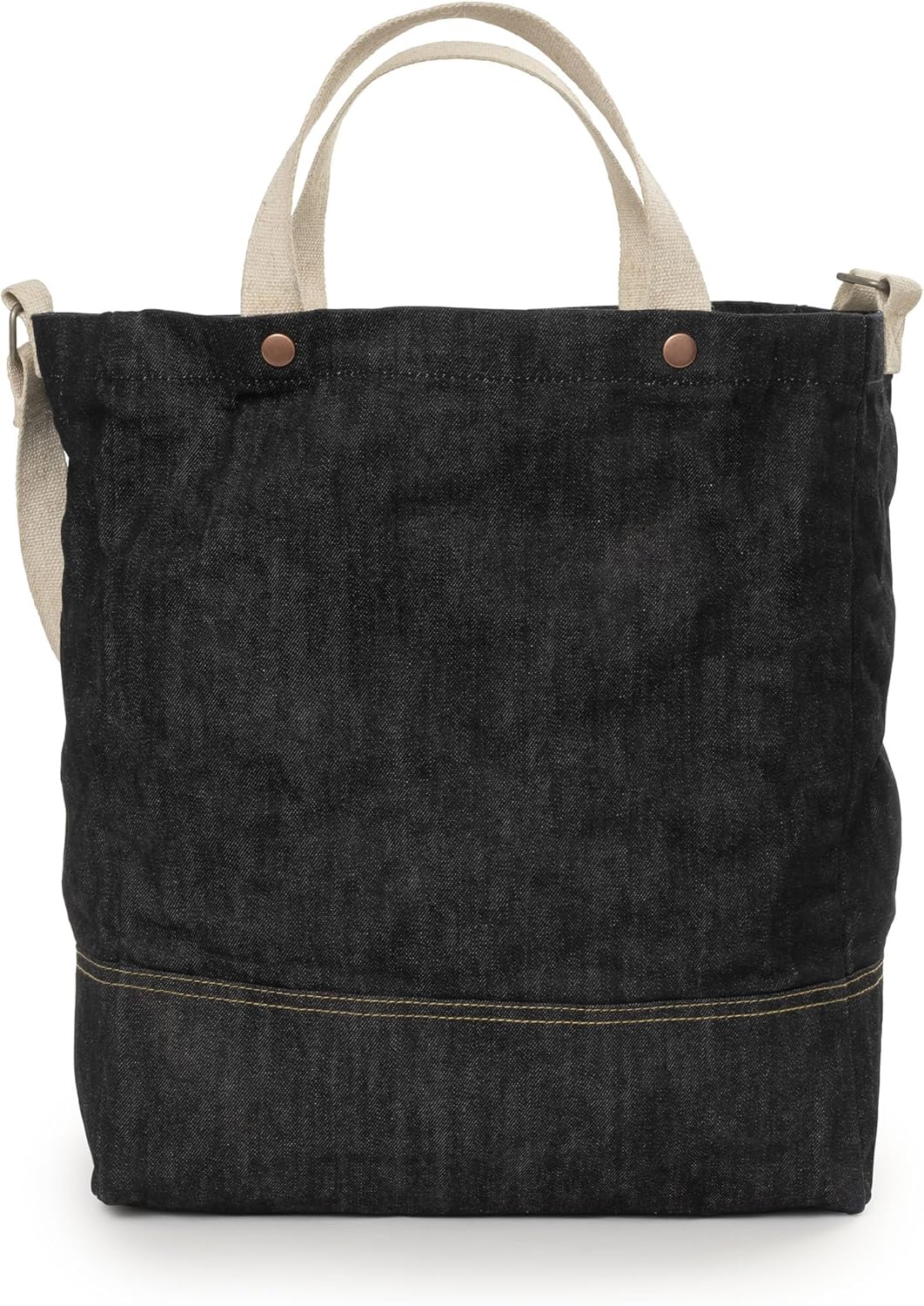 Barebones Neelum Large Waxed Canvas Tote Bags - Heavy Duty Canvas Bag and Reusable Grocery Bag - Image 2