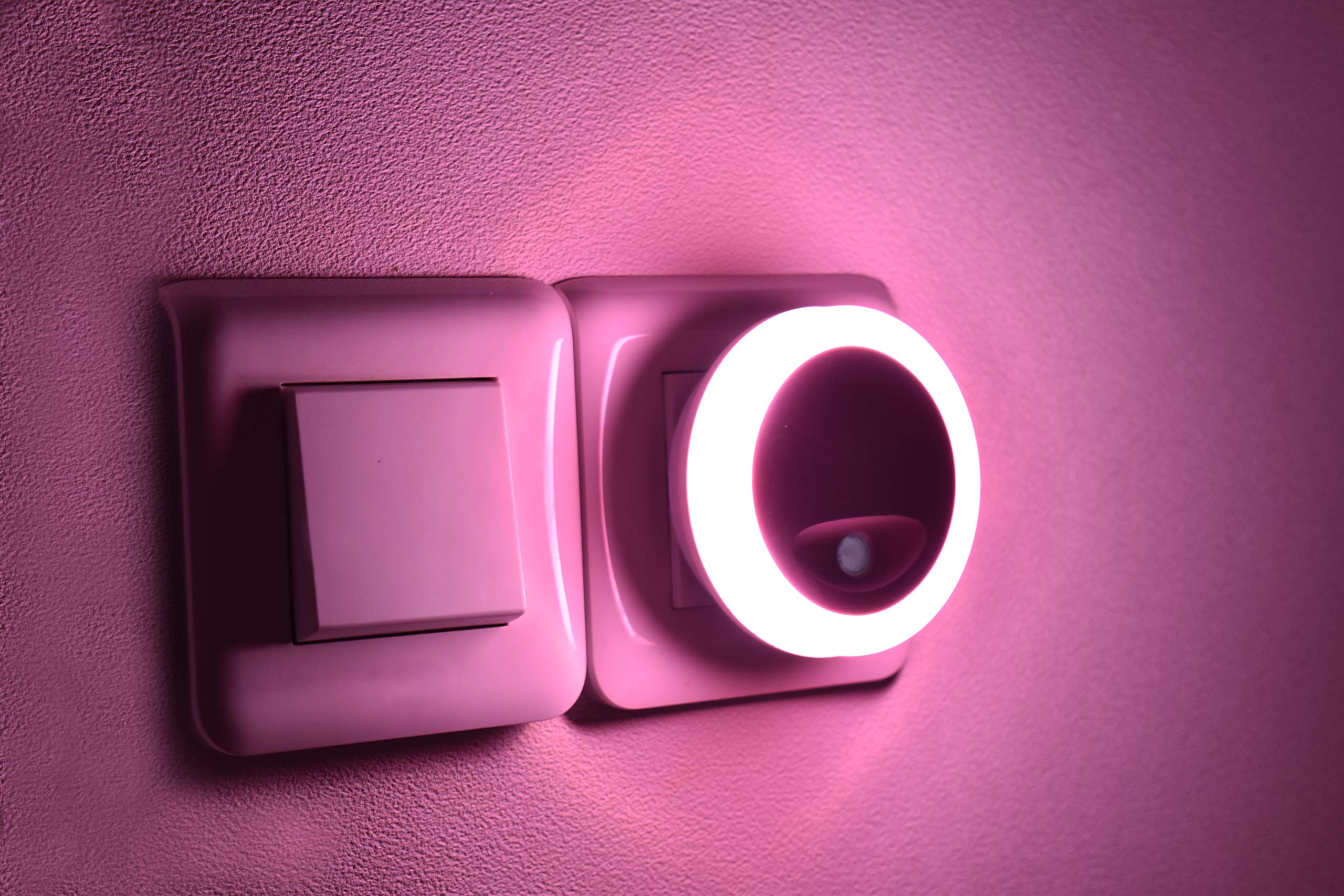 SCS Sentinel HEC0050 Luz nocturna para habitación del bebé duerme bebé eléctrico crepúsculo noche Dusk Sensing Plug Light Noche Dark-HEC0050, Dark
