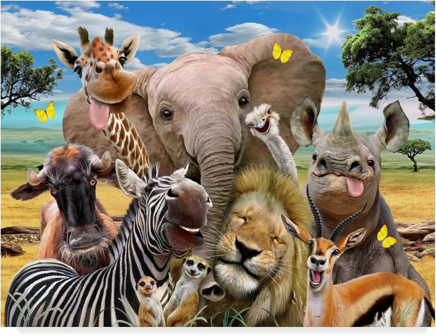 The Safari by Howard Robinson, 24x32-Inch 32L" x 24W"
