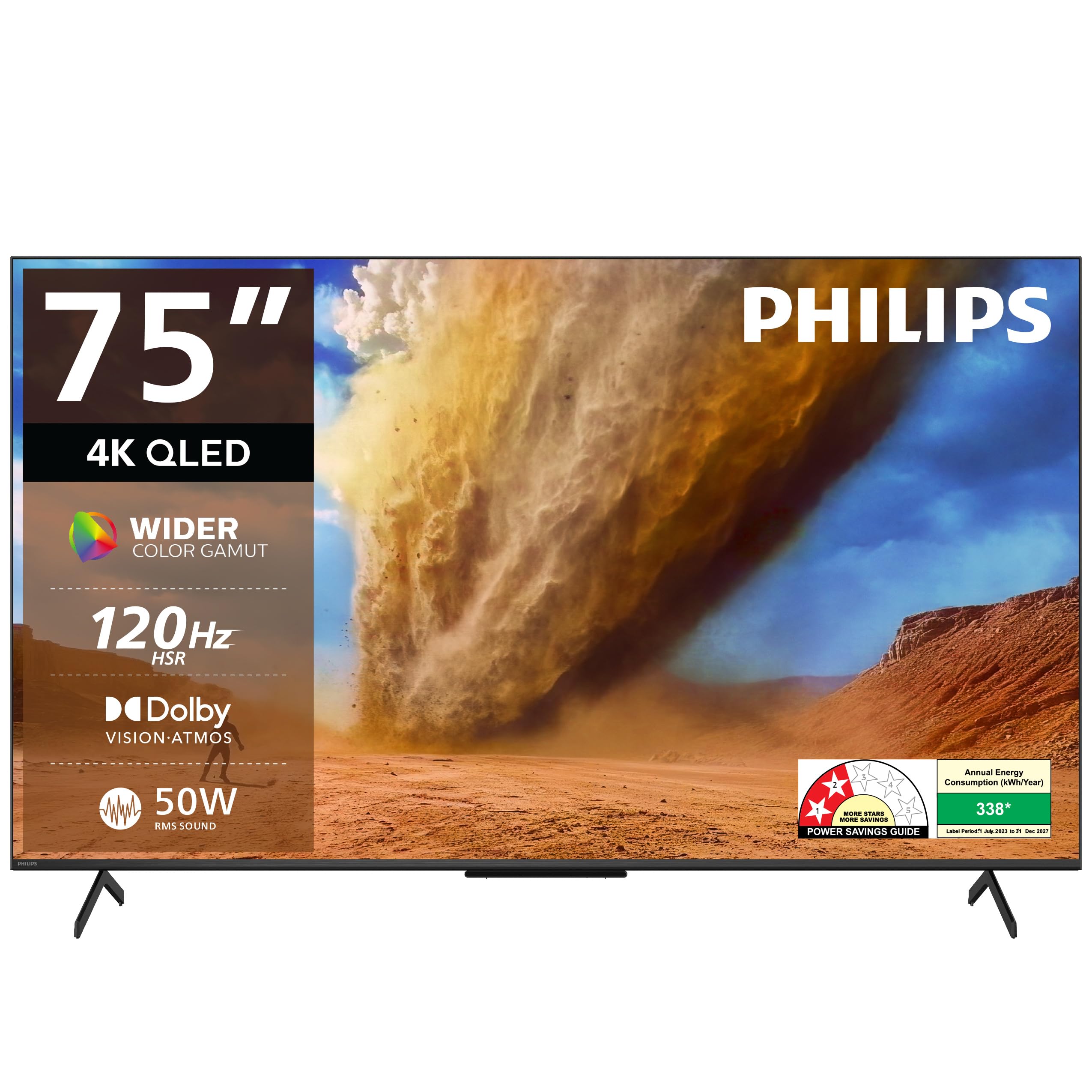 PHILIPS 190 cm (75 inch) 8100 Series 4K Ultra HD Smart QLED TV 75PQT8100/94 — Amazon image 22