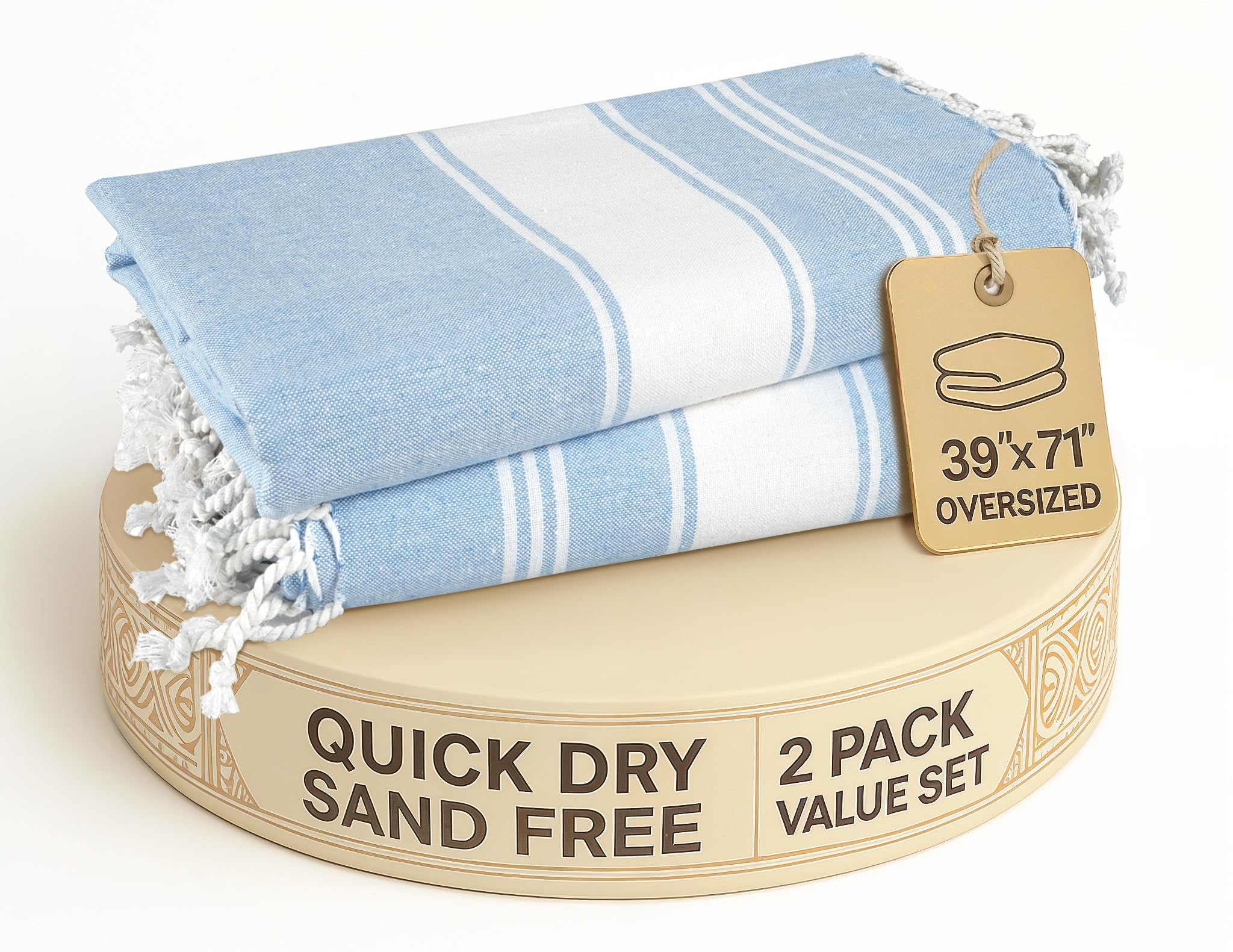 Amazon.com: LANE LINEN Beach Towels for Women, 2 Pack Large