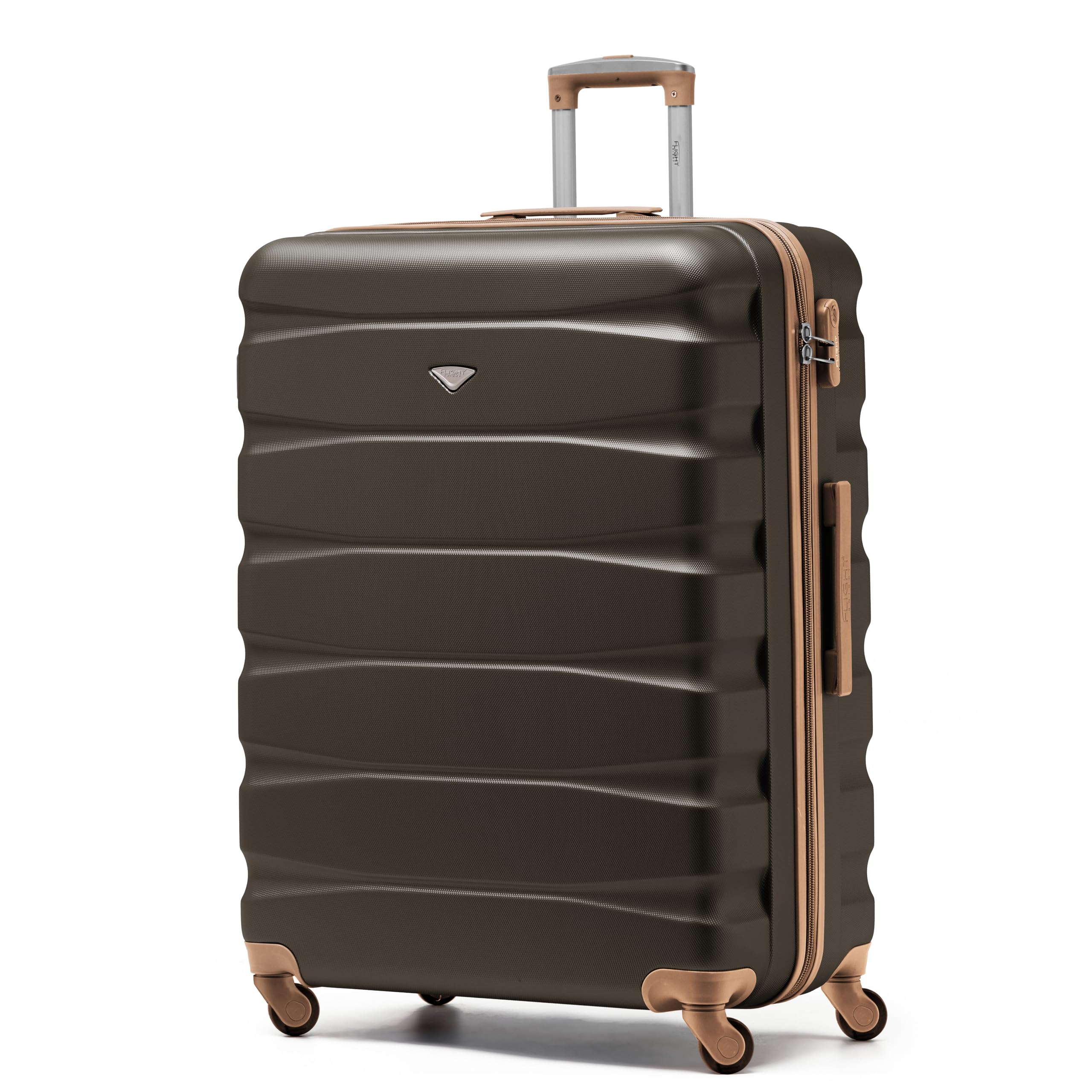Flight Knight Lightweight 4 Wheel ABS Hard Case Medium Suitcase Approved for Over 100 Airlines Including easyJet, British Airways, Ryanair, Jet2, Emirates & Many More - Check-in Medium Size 25" — view 8