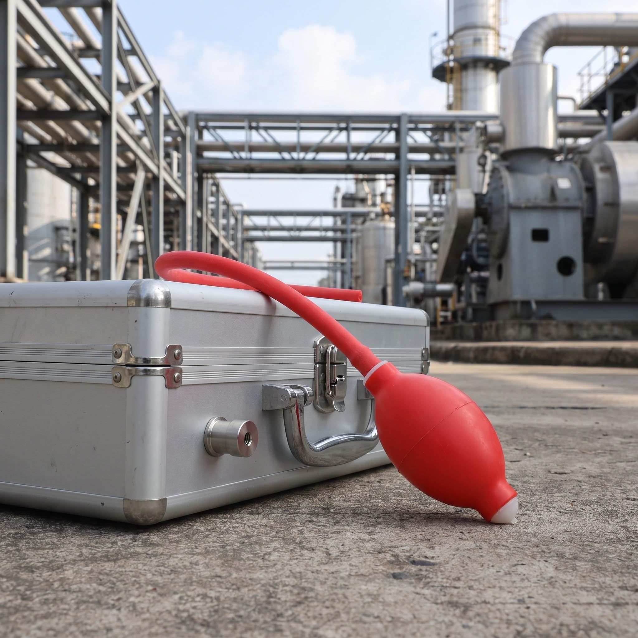 Amosfun Bolsa de Muestreo de Gas de Goma Fuelle Cámara