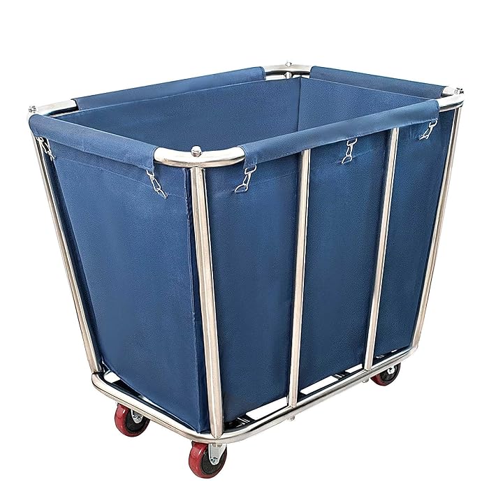 Buy Graywlof Commercial Laundry Cart,10 Bushel (350L) Large Industrial