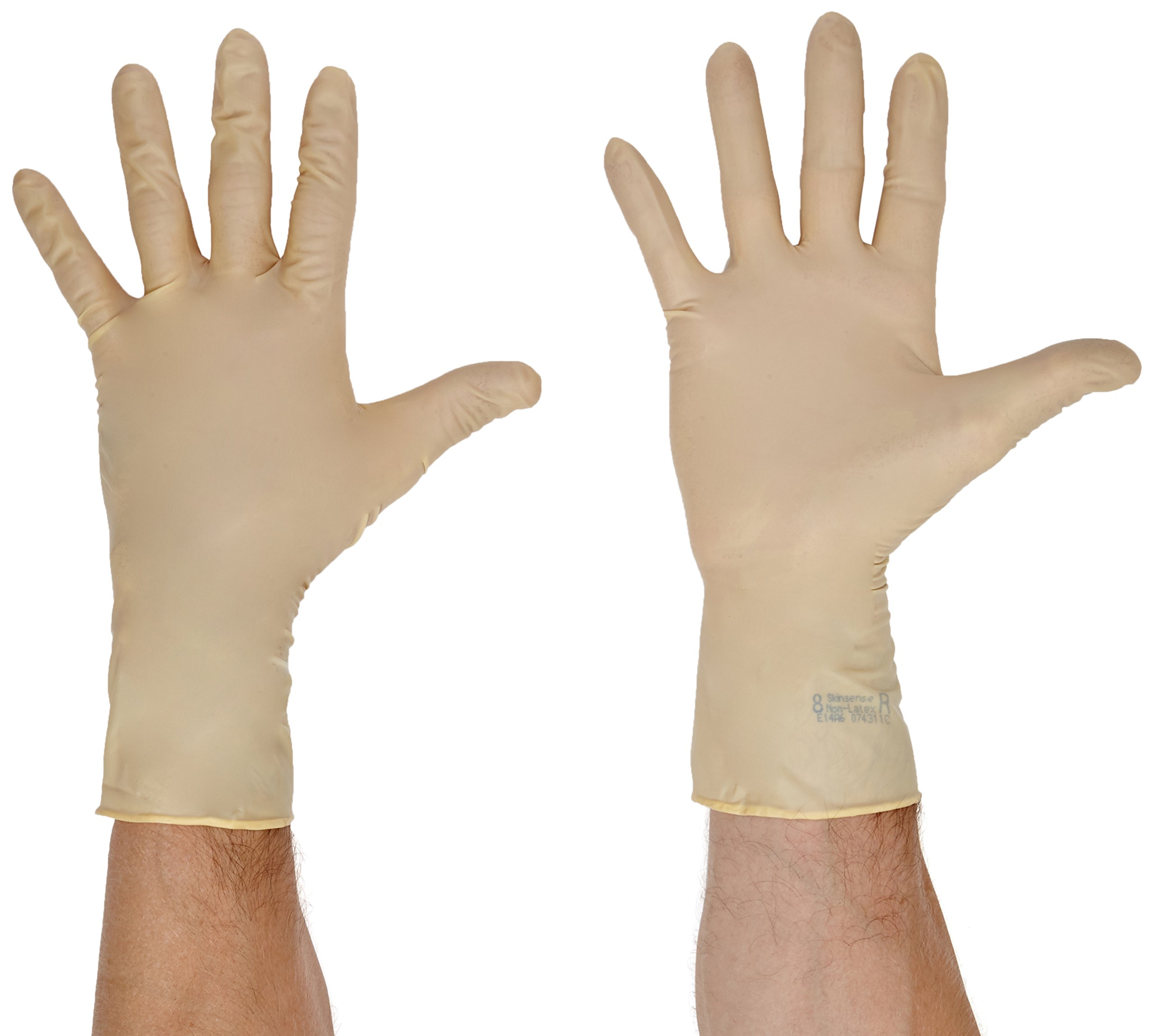 BioGel50980 Skinsense Gloves, Surgeons Latex Free And Powder Free 7.5-Pairs Per Disp/Trp 50/200 (Pack of 50)