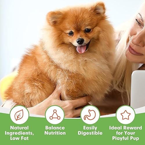 Miniatura 5 de MON2SUN Rawhide Free Dog Treats Chicken Wrapped Cod Sticks for Small Dogs Healthy Training Treats Soft Snacks (14.11 Ounce -Pack of 1)