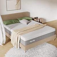 Vista 2 de Novilla Colchón de tamaño de reina, colchón de espuma de memoria de gel de 12 pulgadas para un alivio fresco para dormir y presión, sensación