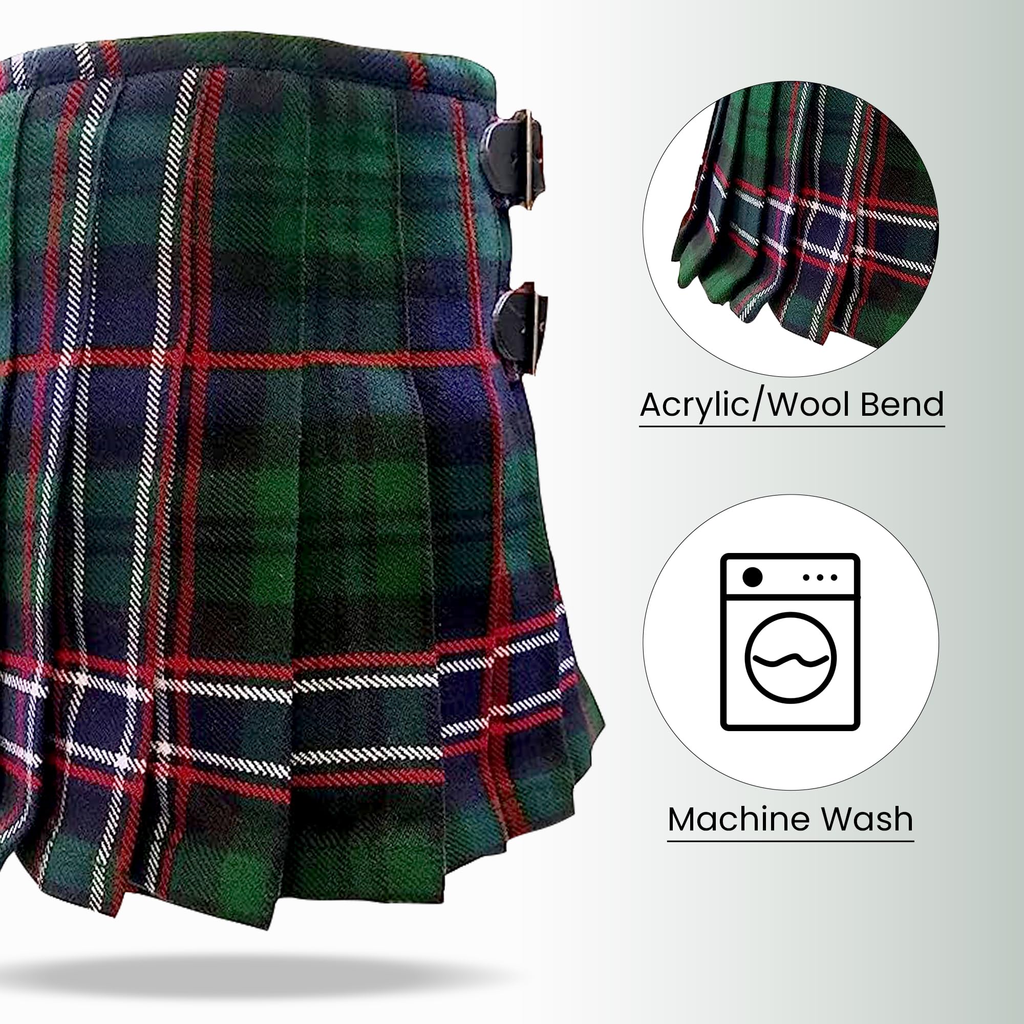 Claymore Imports Kid's Budget Kilt, Clan Scotland's National Tartan Kilt for Kids (Scotland's National, 24