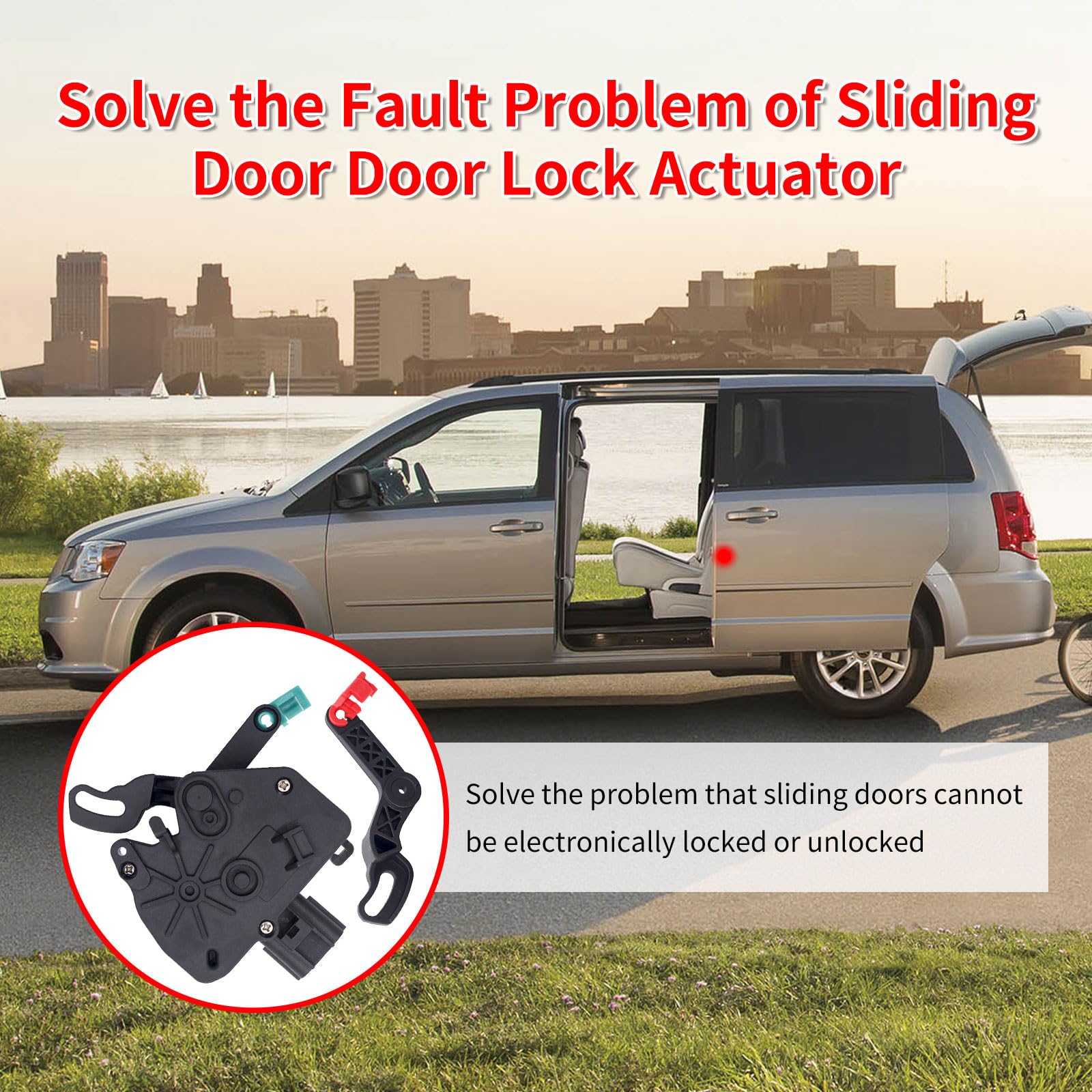 Türschloss Stellantrieb 4717961AB Für Chrysler Town & Country, Dodge Caravan