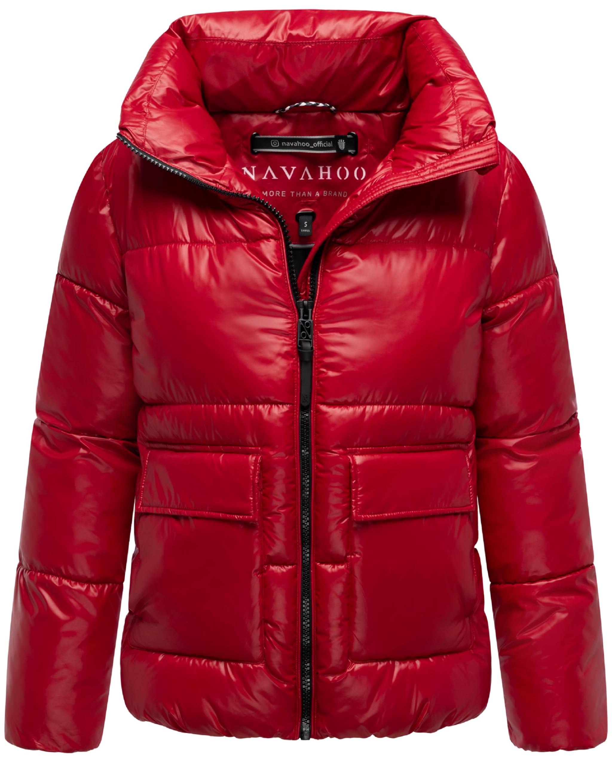 Navahoo Damen Winterjacke warme Steppjacke mit hohem Stehkragen Eispracht 14 S-3XL