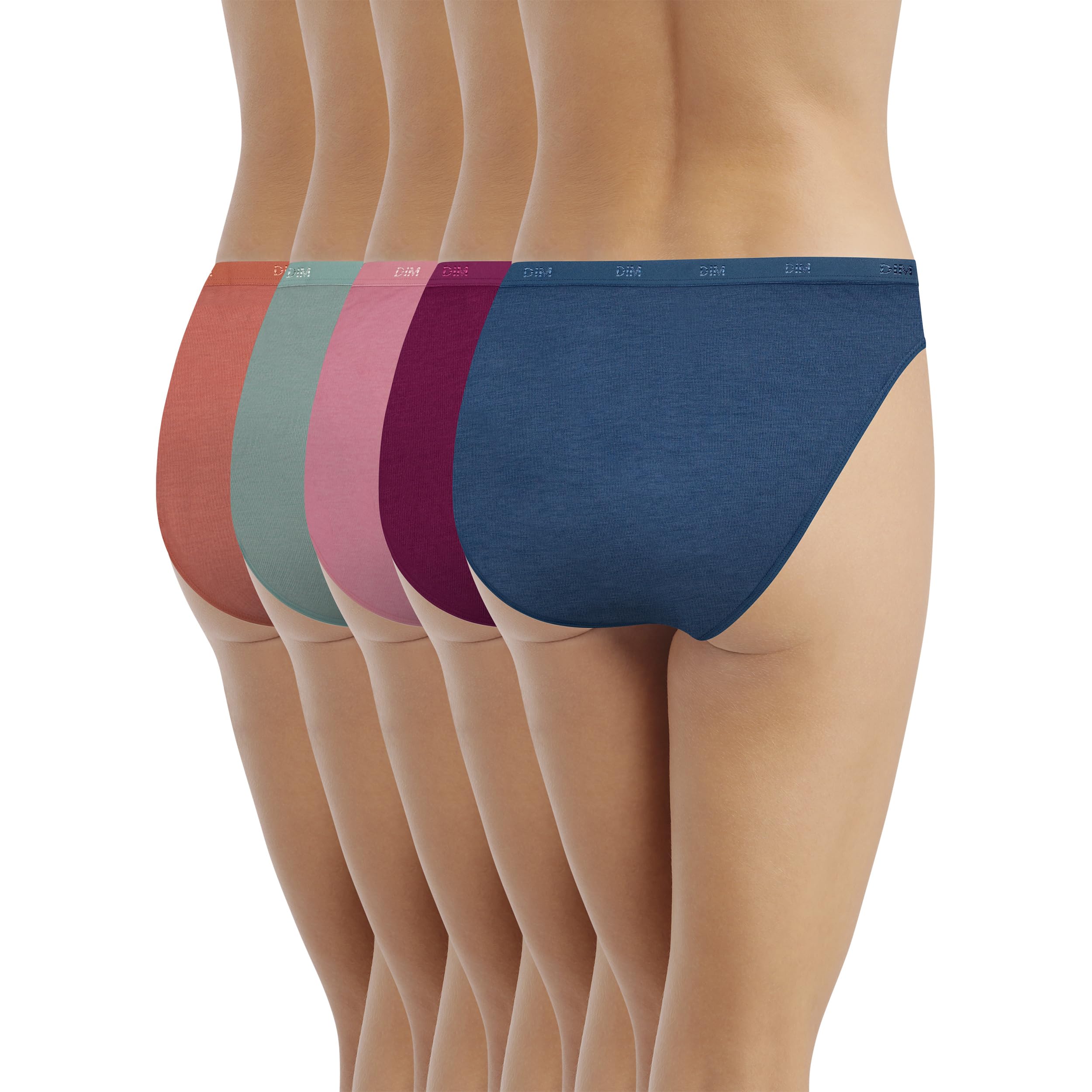 Dim Les Pockets Ecodim Coton Classique X5 Bragas Mujer (Pack de 5)