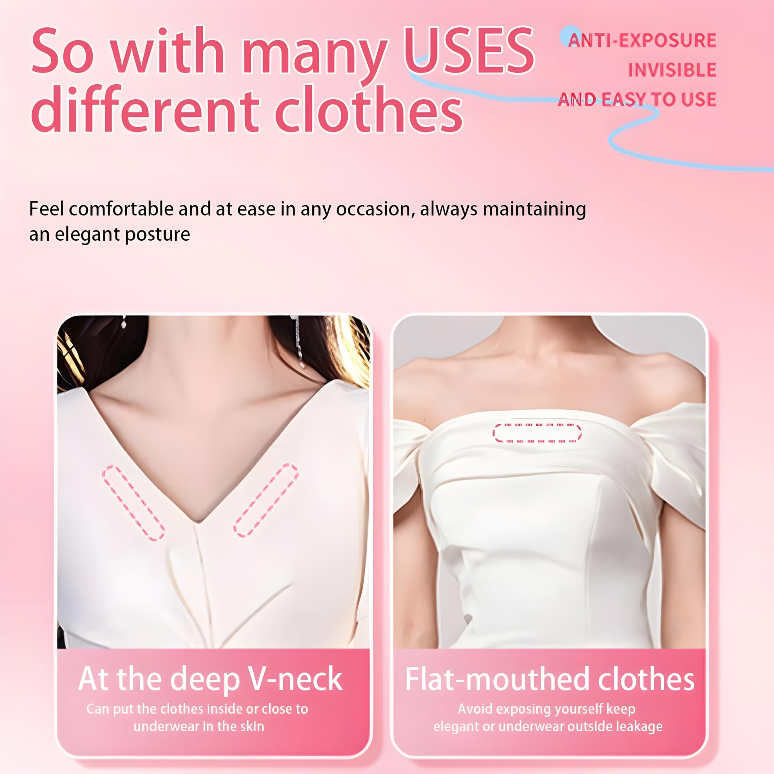 Trendy Look KeepStyle Anti-Slip Roll-On Body Glue | 10g Skin Adhesive for Clothing, Dresses, Bra, & Anti-Exposure Fix | Non-Slip, Gentle & Invisible Hold 2