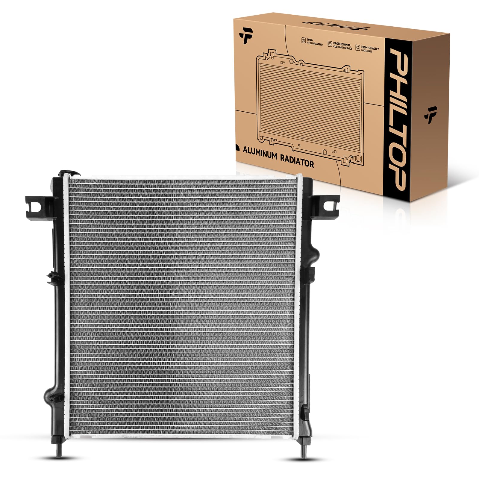 PHILTOP Automotive Replacement Engine Radiator for 2008-2012 Liberty