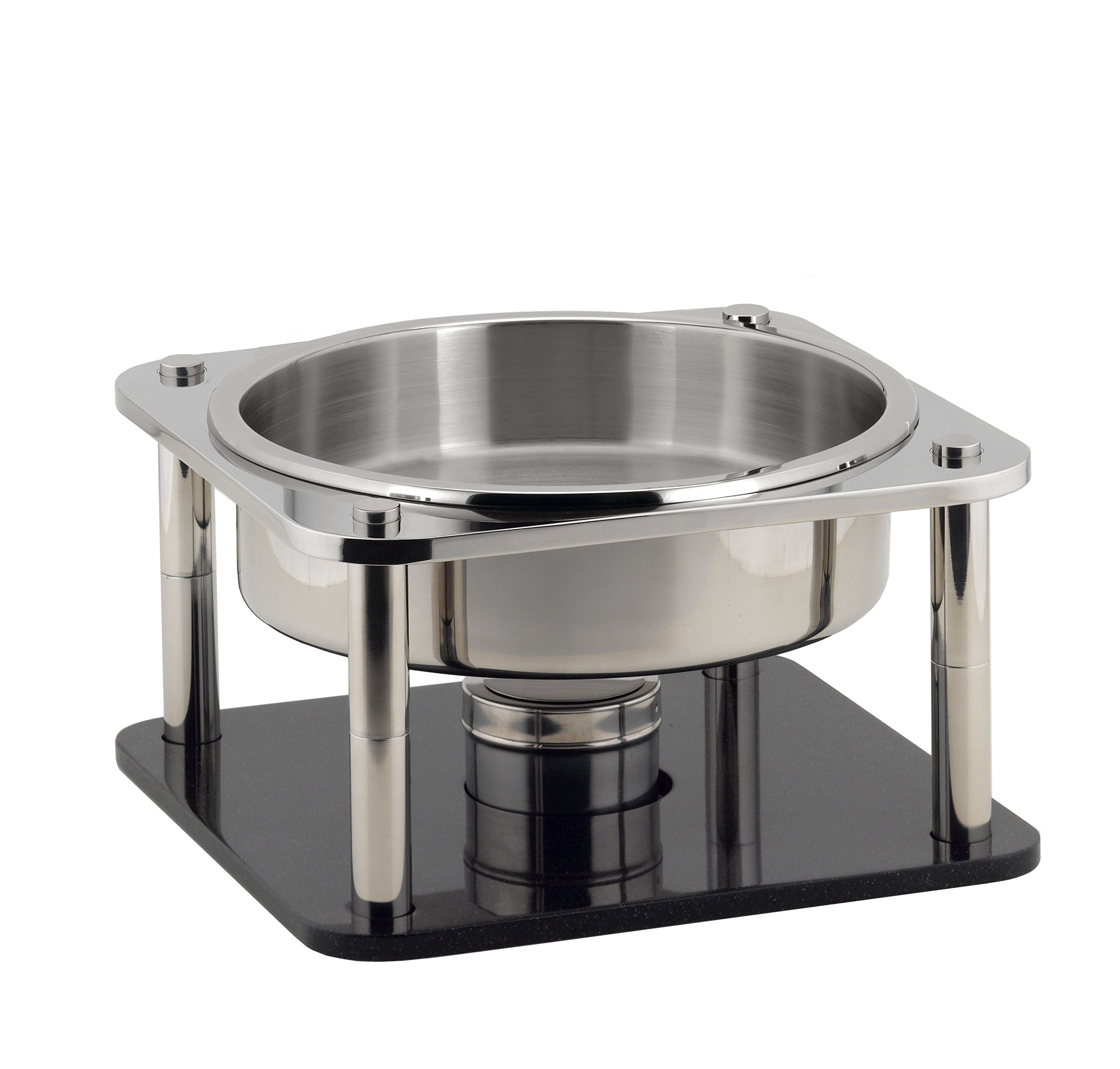 Stainless Steel Domino Hot Station Stand, Polished Stainless