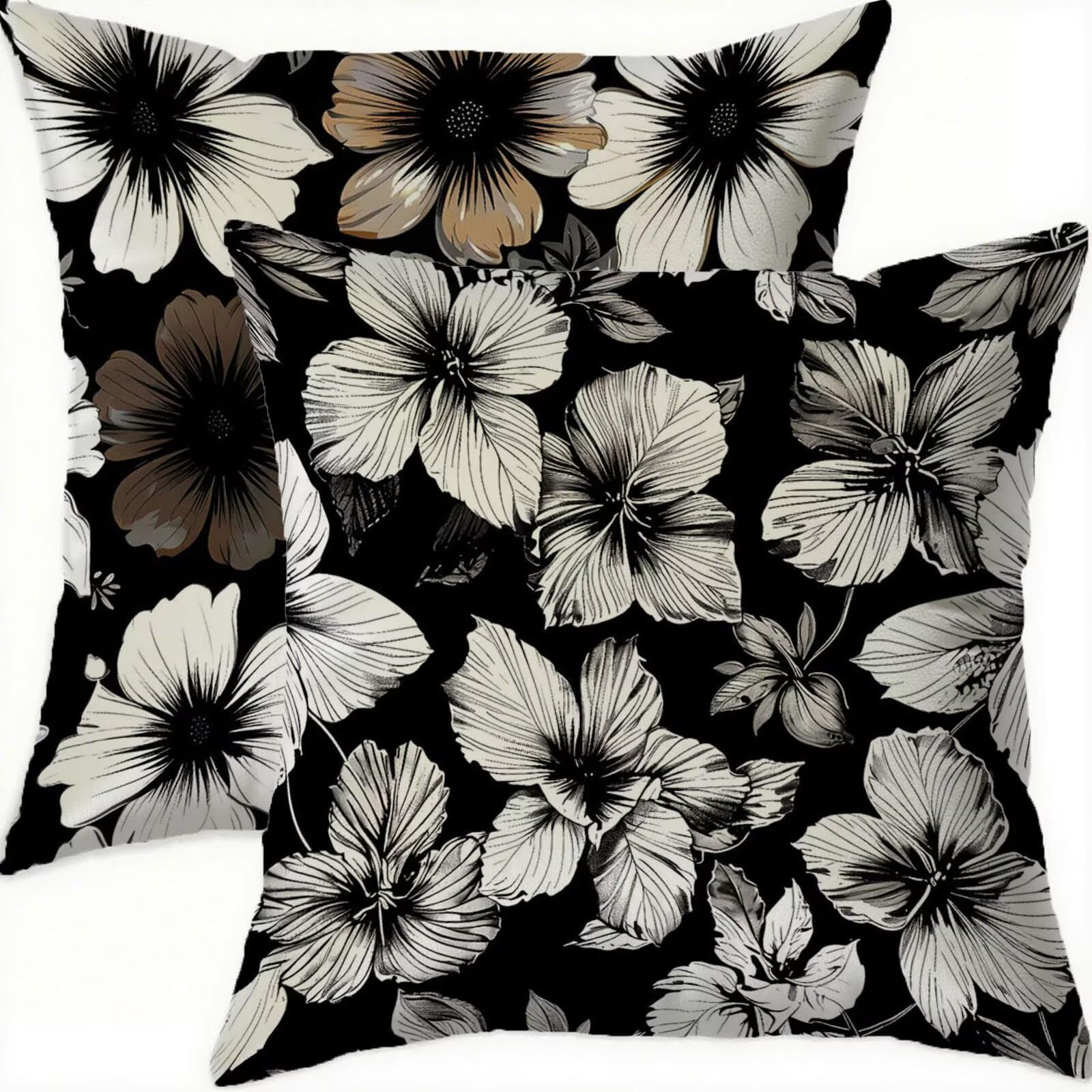 Housse coussin velours double face de qualité supérieure gris