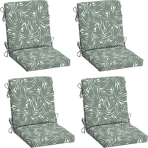 Miniatura 27 de Arden Selections- Cojín para sillas de comedor de exteriores earthFIBER, repelente al agua y resistente a la decoloración, 1 pieza, 20x20 pulgadas