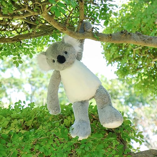 Miniatura 3 de Apricot Lamb Juguetes de peluche de koala gris, suave, perfecto para niños (koala gris, 9 pulgadas)