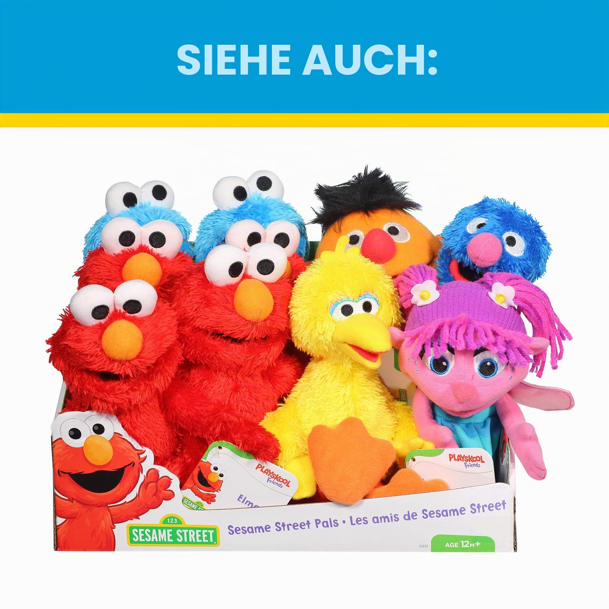 KOMUS Playskool Friends Sesame Street Elmo Mini Plüsch